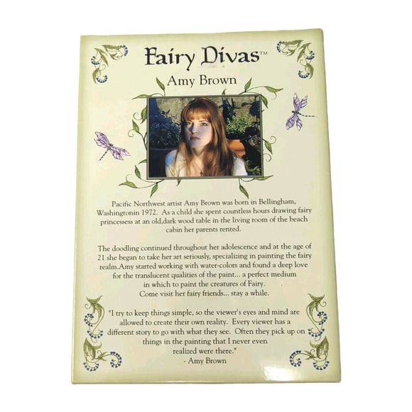 Fairy Divas Amy Brown CORNFLOWER 87817 Fantasy Mythical Magic Hanging Figurine - Picture 6 of 9